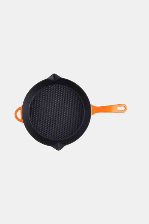 Beyaz Sapore Turuncu Döküm Tava 28 cm